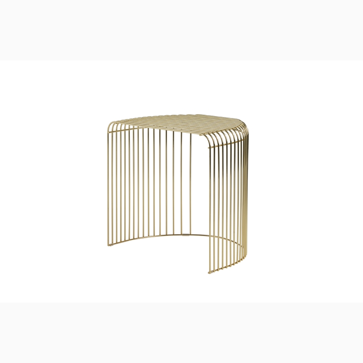 Buy AYTM Curva Side table Gold online Peeq